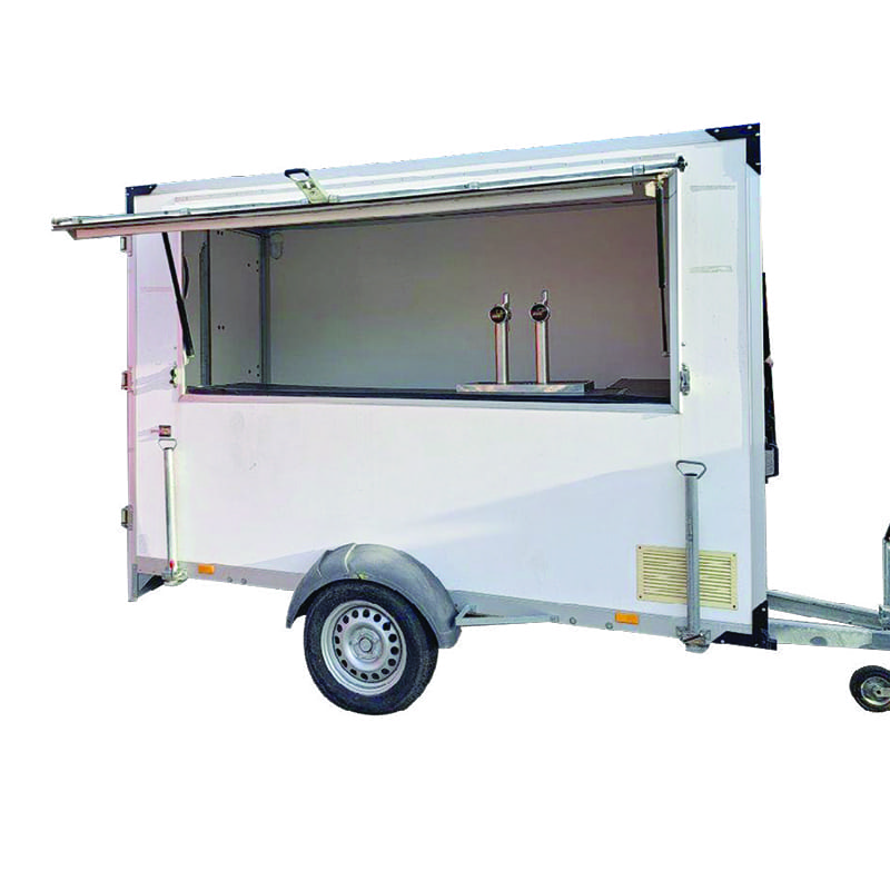 Remorque buvette latérale